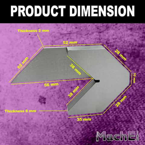 Product dimension illustration showing top shelf center square and precision center finder for round bars up to 1.5 inch diameter crafted from cold rolled steel.