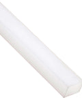 Ultra High Molecular Weight Polyethylene Rectangular Bar Smooth White One Quarter Inch Thick Two Inch Wide Five Foot Long