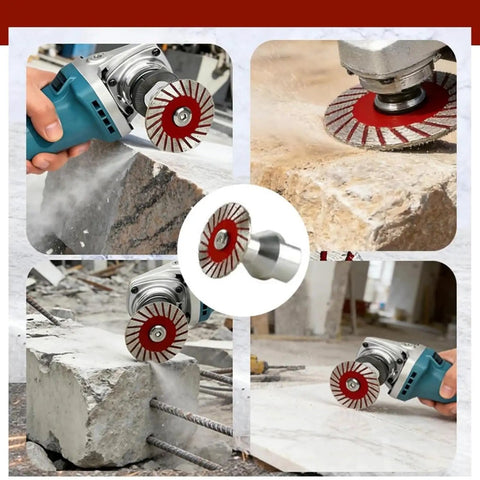 Three-Piece 1.57-Inch Diamond Saw Blade Set For Stone Cutting Wet And Dry Use Professional-Grade Durable Blades For Precise Multi-Function Masonry And DIY Projects. angle grinder cutting stone