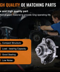 Beefed Up Front Wheel Bearing Hub Assembly For 2011 To 2014 Ford Expedition F 150 Lincoln Navigator 4WD Six Lug Two Piece Set