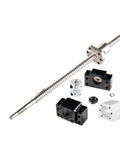 Ball Screw SFU RM1605 400mm Anti Backlash Kit with ball nut housing, BK12 BF12 end supports, and coupler for CNC machines.
