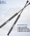 Lexus Hood Lift Struts Front Gas Springs Pair 2 Pack Fits IS F IS250 IS300 IS350 2005 To 2013 2006 To 2015 Direct Fit Replacement