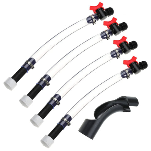 Fuel Filler Kit For Race Jugs With Ball Valve Hose Fifteen Inch Connector Fits Sportsman Jugs And Most Fuel Containers