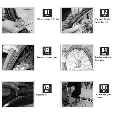 Step-by-step guide for installing 2 Plus 1 Stroller Inner Tube Replacement Set For Bob Stroller Back 16 Inch And Front 12 And A Half Inch
