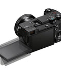 A6700 Mirrorless Camera Kit With 16 To 50mm Lens showing tilting screen feature