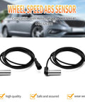 Heavy Duty 6.5 Ft Truck Wheel Speed Abs Sensor Wiring Harness Compatible With Wabco And Meritor 4410328140 4410326180 Pair.