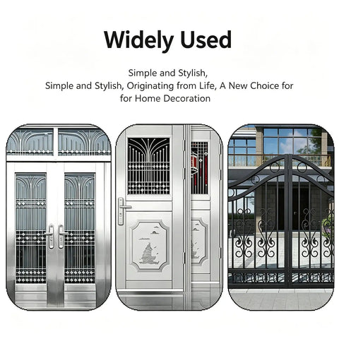 Built To Last Heavy Duty 304 Stainless Steel Door Hinges With Cover Plate Detachable Lift Off Hinge for doors and fences
