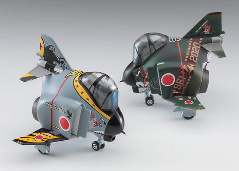 F-4 Phantom II Egg Plane Model Kit With 301SQ And 501SQ Final Year 2020, Easy Build Scale Model, Includes Detailed Instructions, Paints And Glue Required For Completion, featuring colorful designs.
