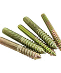Heavy Duty M5 Hanger Bolt Set For Wood To Metal Dowels Double Ended Furniture Fixing Screws Self Tapping Thread Stud 35mm Length