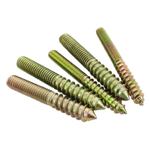 150 Pack M4 Hanger Bolts For Wood To Metal DIY Ready Double Ended Threaded Studs Self Tapping Screws 30mm Length