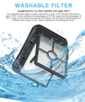 Washable filter for Multi Surface Pet Brush Rolls And Vacuum Filters Replacement Parts underwater