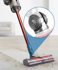 100W High Torque Cleaner Head Replacement Kit For V10 V11 V15 G5 with ball wheel, cleaning floor