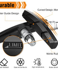 Close-up of Four Pairs 70mm Brake Pads For Road And Mountain Bikes With V Brake Blocks Left And Right Sides Includes Hex Nut And Shims