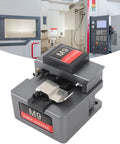 Cloimei High Precision Optical Fiber Cleaver Automatic Return System Tungsten Steel Cutter V-Groove for splicing fiber optic cables in use.