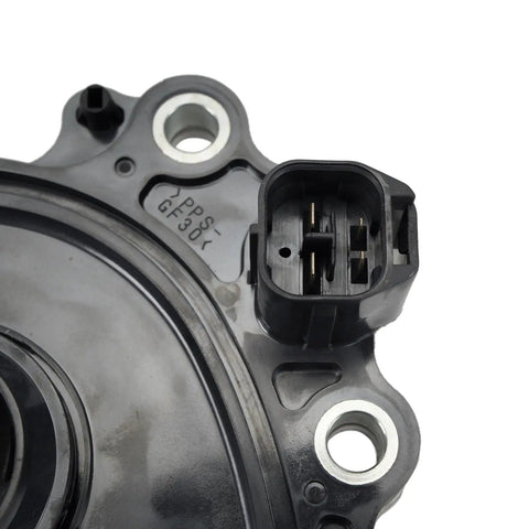 Electric Engine Water Pump With Thermostat Fits 13-18 Lexus ES300h 13-18 Toyota Avalon And 12-17 Camry 2.5L connector view with intricate detailing.