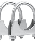 1 Inch Universal Heavy Duty Exhaust U Clamp Stainless Steel U Bolt Clamp For 1 Inch Pipe Muffler Exhaust System Pack Of 2