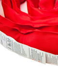 Heavy Duty 10 Foot Red Round Sling For Lifting, Towing And Recovery, Vertical 13,200 Lb SWL, label detail