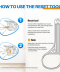 Reset tool instructions for Replacement Water Filter For LG LT1000P LT1000PC ADQ747935 9980 Series Refrigerators 2 Pack