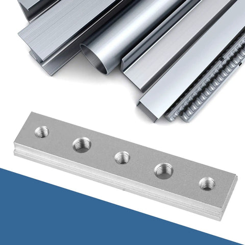 Heavy Duty T Slot Miter Track Jig Set for Woodworking, aluminum alloy rail miter bar with M6 and M8 holes