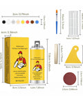 Fast-Setting Tile Repair Glue For Cracked Marble, Ceramic And Porcelain Tiles, waterproof adhesive kit with tools, 3 oz