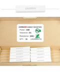 10 Pack 10W Ceramic Cement Resistors 200 Ohm Wirewound With 5 Percent Tolerance in open box packaging for DIYers