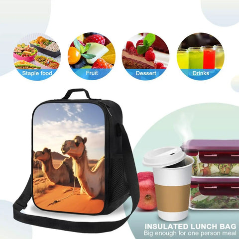 Beast Insulated Lunch Bag For Adults Reusable Leakproof Cooler Tote With Adjustable Shoulder Strap keeps food cold hot fresh