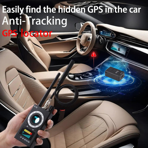 All In One Spy Detector Kit With 10 Level Sensitivity And 5 Detection Modes For Hidden Cameras, Listening Devices, GPS And RF Signals, Electronic Sweeper For car privacy checks