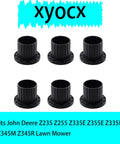 Heavy Duty Replacement Flanged Caster Yoke Spindle Bushing M167267 fits John Deere Z Series Lawn Tractors 6 pack black