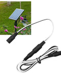 DC To DC Solar Extension Cable With 5.5x2.1mm Male Connector For Solar Panels And Fans, Durable ABS Housing, Secure Power Transmission, No Fuss Weather Resistant Build, Quick Connect For DIY Solar Setups showing solar light use
