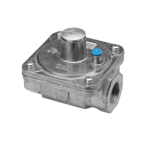 Adjustable Natural Gas Regulator For Outdoor Fire Pits Fireplaces And Grills, 3 To 6 Inches Water Column Output, Half Inch NPT Fitting