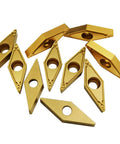 VBMT332 VBMT160408 HQ US735 CNC Lathe Indexable Carbide Turning Insert Cutting Blade For VBMT Tool Holder