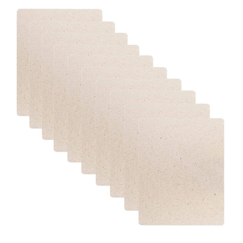Microwave Waveguide Mica Sheet Pack 10 Pieces Cut To Size 150x120mm, heat-resistant panels for oven protection