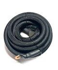 Heavy Duty Oxygen Free Copper Big Three Electrical Upgrade Kit Featuring Slick Snakeskin Braided Cables coiled neatly, showcasing its durable braided design.