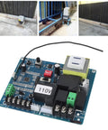 Sliding Gate Opener Circuit Board With Remote Control Advanced Microcomputer Control No Hassle Plug And Play Setup