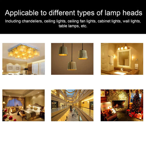 Different types of lamp heads featuring chandeliers, ceiling lights, and table lamps suitable for Top Tier 12V GY6.35 Bi Pin Led Bulb 3W 48 Smd Chips Cool White 6000K Energy Saving Crystal Chandelier Lighting 2 Pack Plug And Play Setup Straight Fire Glow For Home Decor.