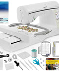 NQ1700E Embroidery Machine With 6x10 Field Must Have Wireless Setup Cuts Jump Stitches Includes BES Blue Lettering Software