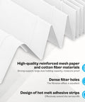Close-up of 1043 Super Wick Humidifier Filter 2 Pack Replacement for Essick Air AirCare with reinforced mesh paper and dense holes