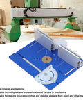 Rock Solid Aluminum Router Table Insert Plate For Woodworking Flip Top With Tight Precision Fit And Smooth Cutting Action Built Different To Crush All Your Projects No Sweat On Any Compatible Workbench Today, shown with CNC machine setup.