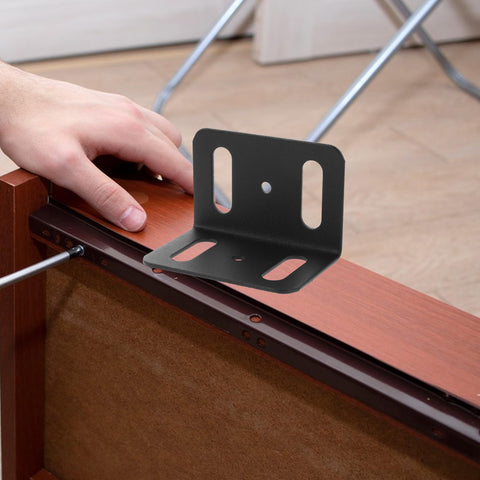 Heavy Duty Metal Corner Brackets L Shaped Right Angle Braces For Tables And Bed Corners Versatile Home Improvement Hardware
