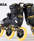 Close-up of Inline Skate Wheels 110mm 85A Dope Outdoor And Indoor Set 6/8 Pack With Bearings PU Wear Resistant