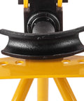 Close-up view of the quick release bracket of Heavy Duty Manual Hydraulic Pipe Bender For Steel Copper And Refrigeration Tubing 1/4 To 1 Inch Range.