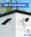 Eco Friendly 3W 5V Monocrystalline Solar Panel With Type C Interface, IP66 Waterproof Outdoor Charger mounted on wall