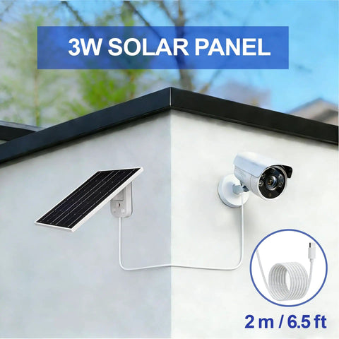 Eco Friendly 3W 5V Monocrystalline Solar Panel With Type C Interface, IP66 Waterproof Outdoor Charger mounted on wall