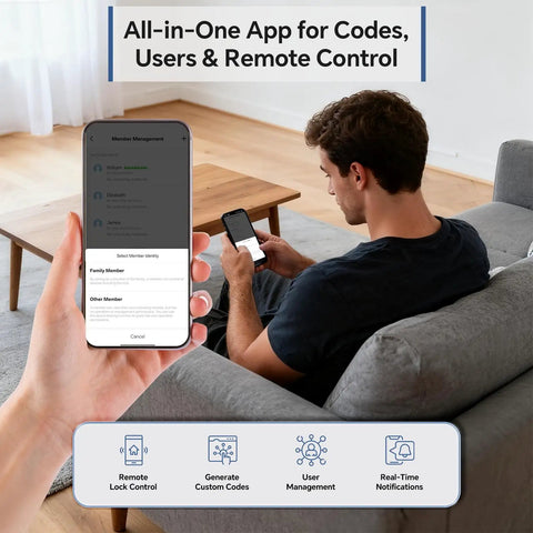 Heavy Duty Smart Deadbolt Door Lock Featuring Dope Fingerprint Scanning Kicking Stubborn Physical Keys To The Curb For Zero Stress App Managed Wifi Entry And Sleek Matte Black Exterior Today