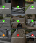 Hella Tough Water Based Concrete Sealer Spray For Patios And Masonry Quick Dry Stain Resistant Outdoor Coating Blocks oil and dirt from concrete surfaces