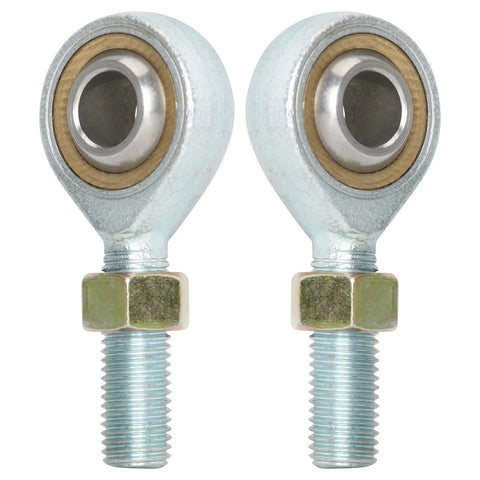 Two Piece 380mm 15 Inch Steering Tie Rod End Ball Joint Assembly With 10mm Bore For 110cc 125cc 150cc 200cc ATVs Dirt Bikes Go Karts Scooters Golf Carts And Buggy Beefy Heavy Duty DIY Replacement, pair of 10mm bore heim joints with jam nuts