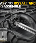 Close-up of Oil Drain Plug Kit 1 Set With Install Tool 06L103801 Exact OEM Fit For Audi A1 A3 A4 A5 Q3 Q5 And Volkswagen Golf GTI