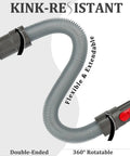 Kink-resistant flexible extension hose attachment for cordless vacuum cleaners compatible with V15 V15s Gen5 V12 V11 V10 models.