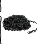 Lightweight Black Plastic Chain Link 82 Ft Long 1.5 Inch Diameter UV Protected Barrier For Halloween Decorations Hanging Fake Chains Cosplay Props Dope