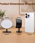 Product dimensions diagram for Battery Operated Wall Sconce 2 Pack, Rechargeable Wall Lights for Bedroom.